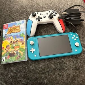 Nintendo Switch Lite Bundle with Animal Crossing NH and Wireless Controller